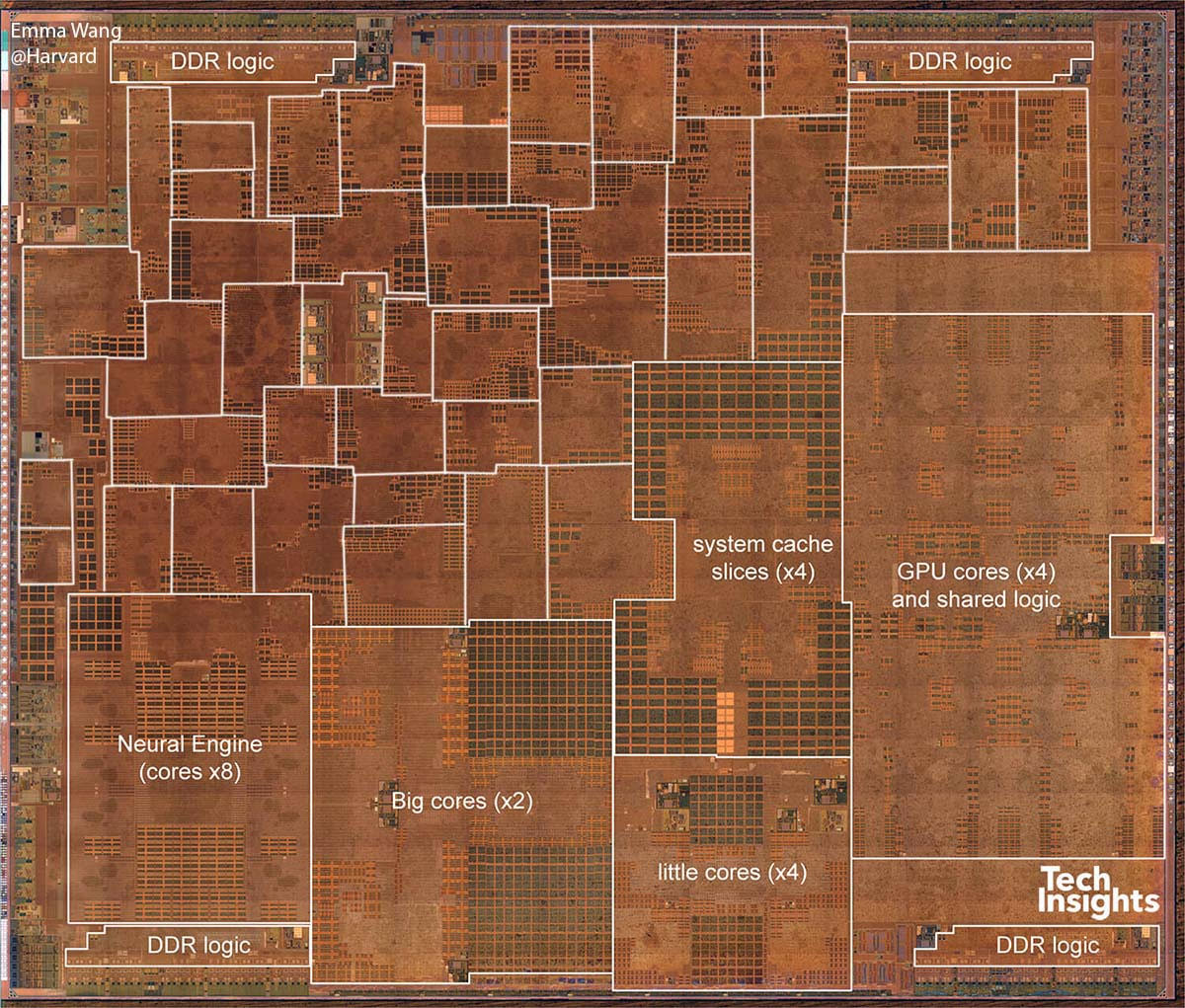 A12 Bionic chip die photo